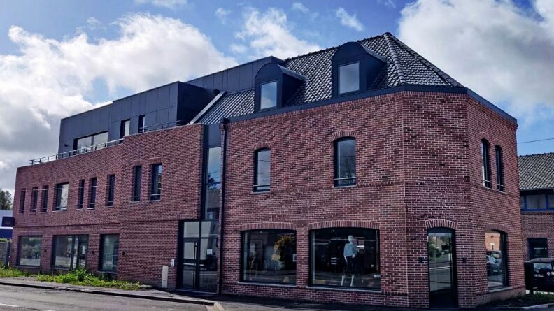 Chantier avec Briques de Leers