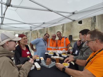 Repas entre collaborateur lors du BdN Event 2025