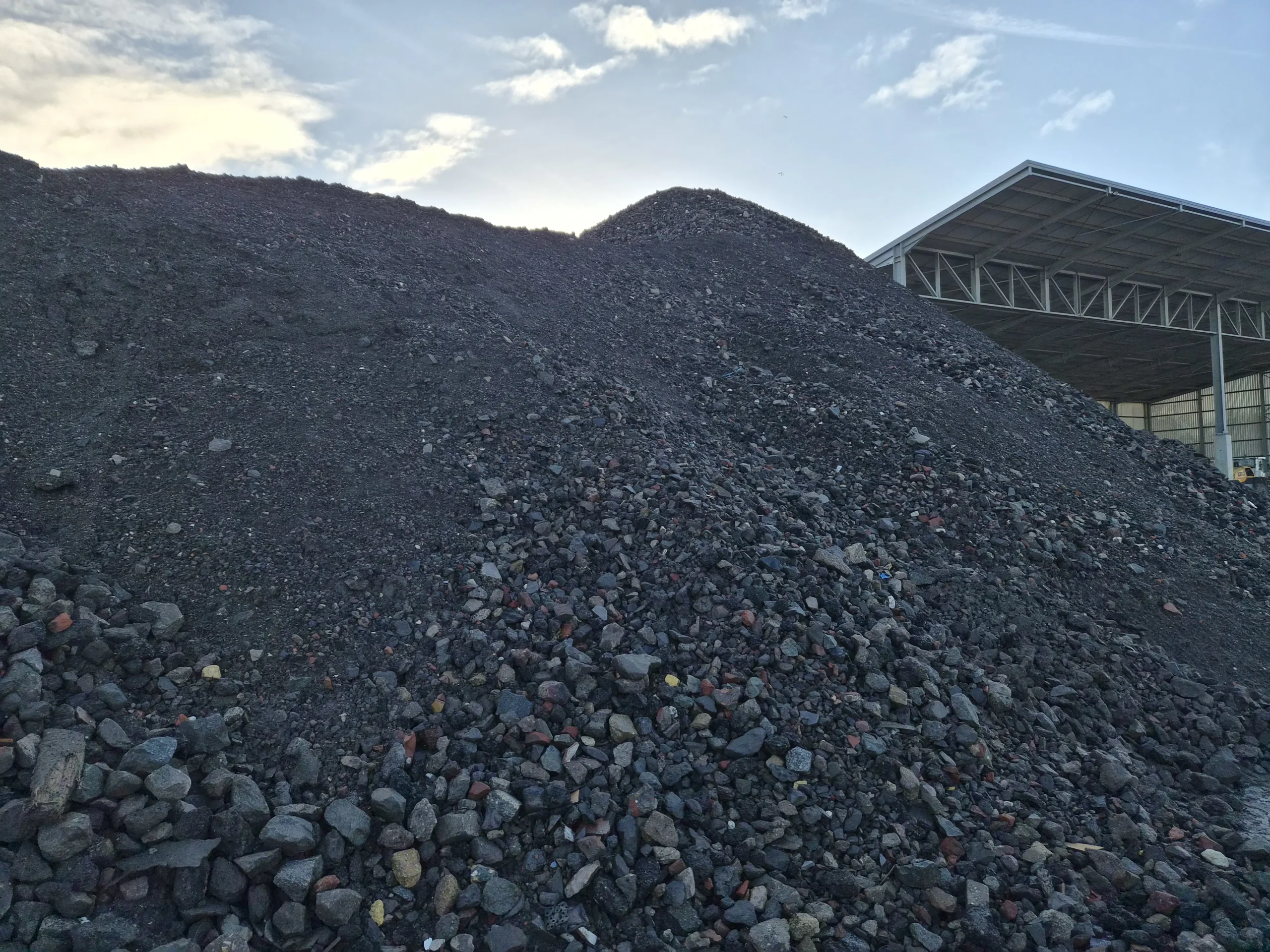 Concassé recyclé 0/80 ou 0/120 mixte